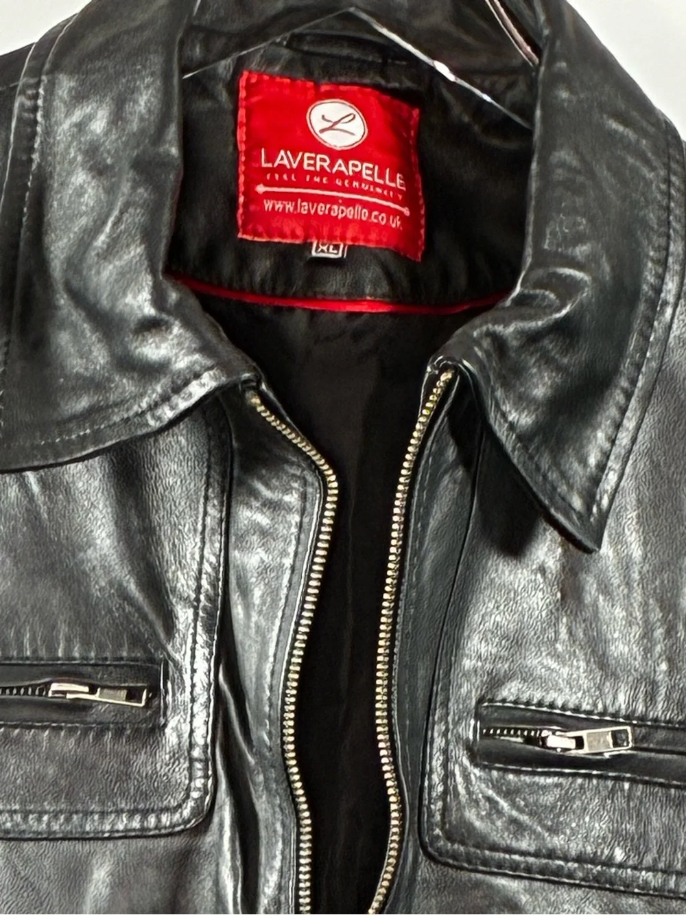 Laverapelle Men's Black Lambskin Leather Zip Jacket